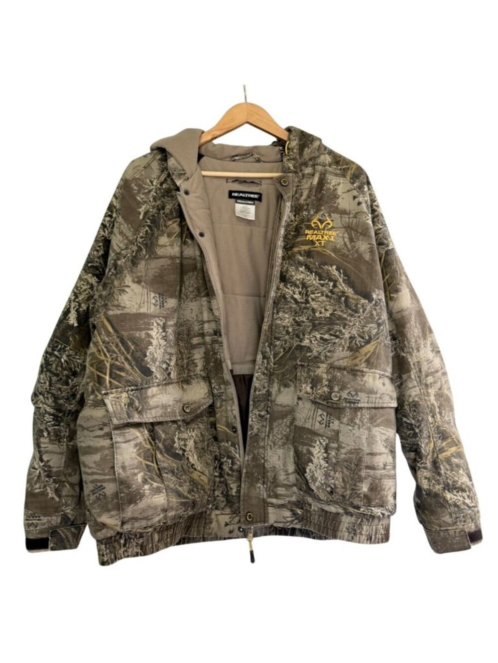 Realtree Max-1 XT Jacket Mens 2XL Camo Hunting Coat L Heavy Insulated Hoodie - Picture 16 of 16